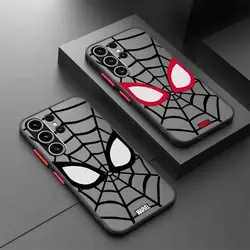 Marvel Sipider Man Phone Case for Samsung Galaxy S24 S21 Plus S10 S9 S10 Lite S20 FE S22 S23 Ultra Shockproof Bumper Cover