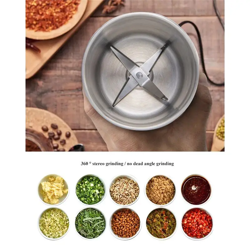 

A36R кофемолка электрическая маленькая пульверизатор мясорубка пищевой настенный выключатель влажная и сухая кофемолка для чеснока соковыжималка с вилкой европейского стандарта