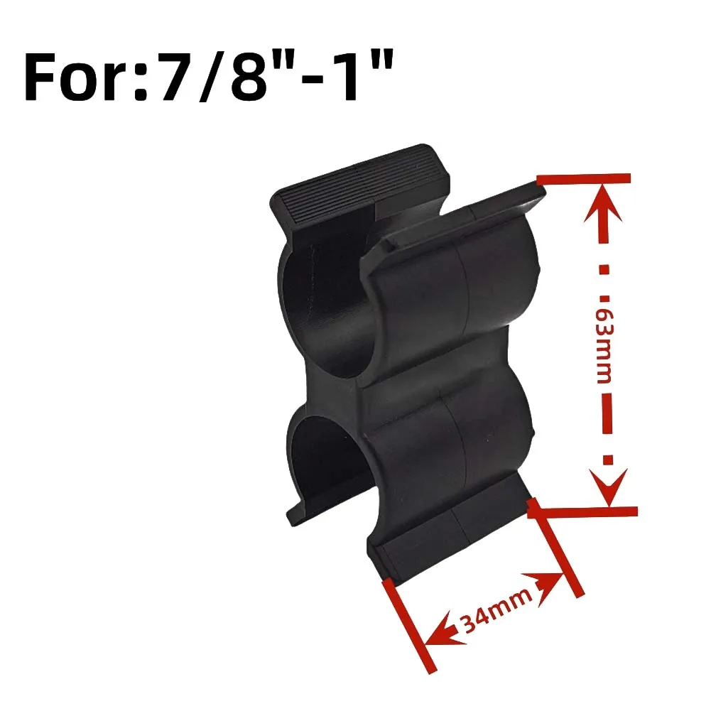 4 PCS Boat Hook Clip Ladder Clip For Size 22mm-25mm Diameter Stabilized Marine Accessories Yacht Boat Double Tube Clip Holder