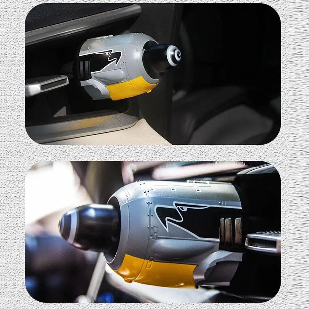 Car Air Vent Airplane Design Air Freshener Aromatherapy Diffuser Car Ornament Rotating Propeller Auto Interior Decoration - view 6