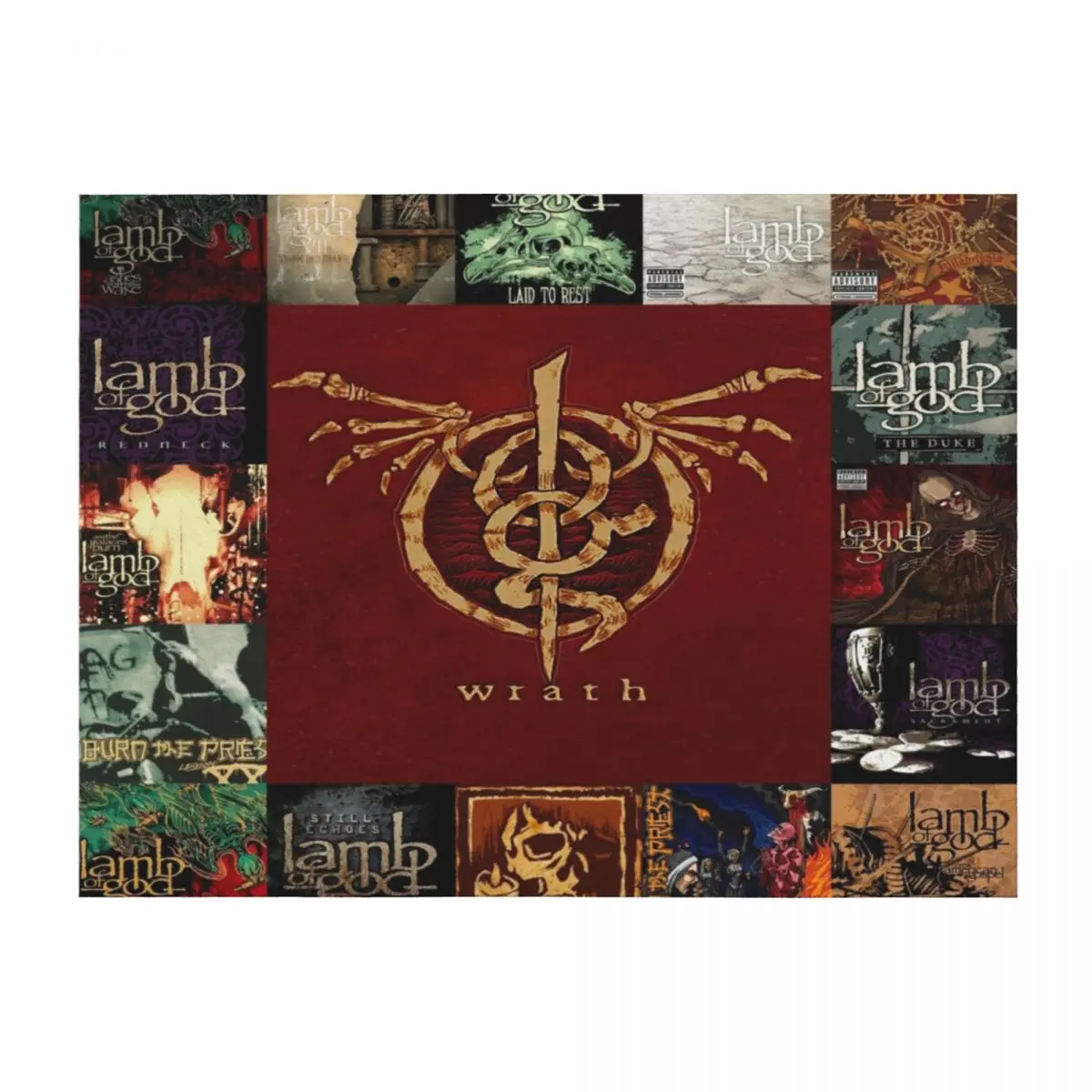 

Ai lamb of god Albums Quilt For Fans Throw Blanket halloween Beautifuls Blankets For Baby For Decorative Sofa Blankets