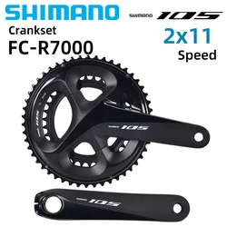 Shimano 105 R7000 2x11 Speed Crankset HOLLOWTECH II 22V FC-R7000 170MM 175MM 50-34T for Road Bike Bicycle Crankset