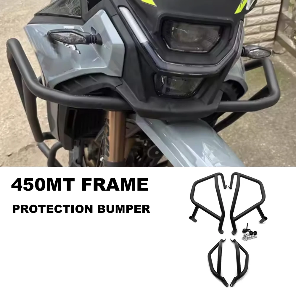 

450 MT 2024 450-MT 2024 Motorcycle Accessories Engine Highway Guard Crash Bar For CFMOTO 450MT Frame Crash Bar Protection Bumper