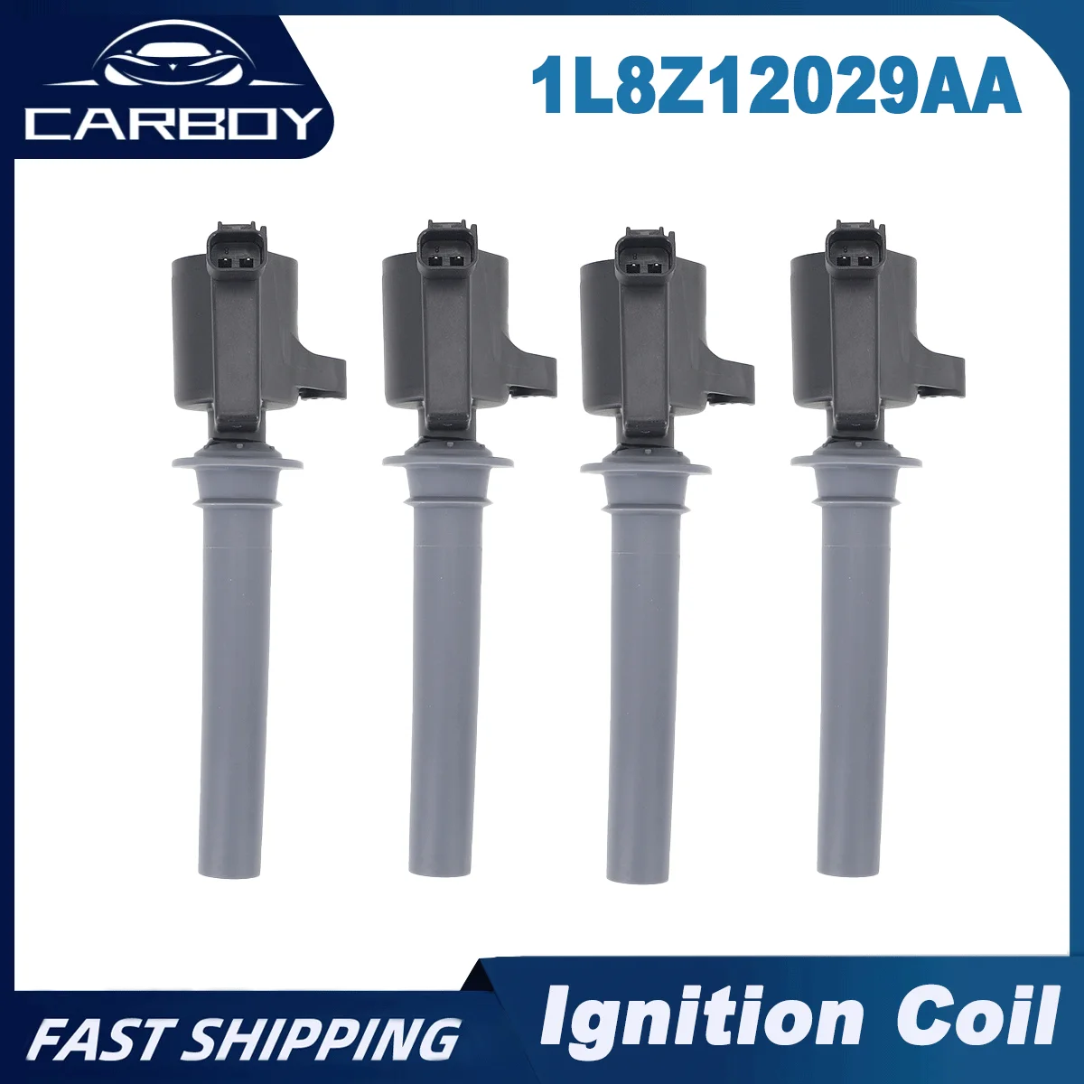 

4PCS Ignition Coil For Ford Taurus FIVE HUNDRED LIGHT TRUCK ESCAPE 2001-2006 MAZDA MPV II 2006 1L8Z12029AA 1L8E12A366AC