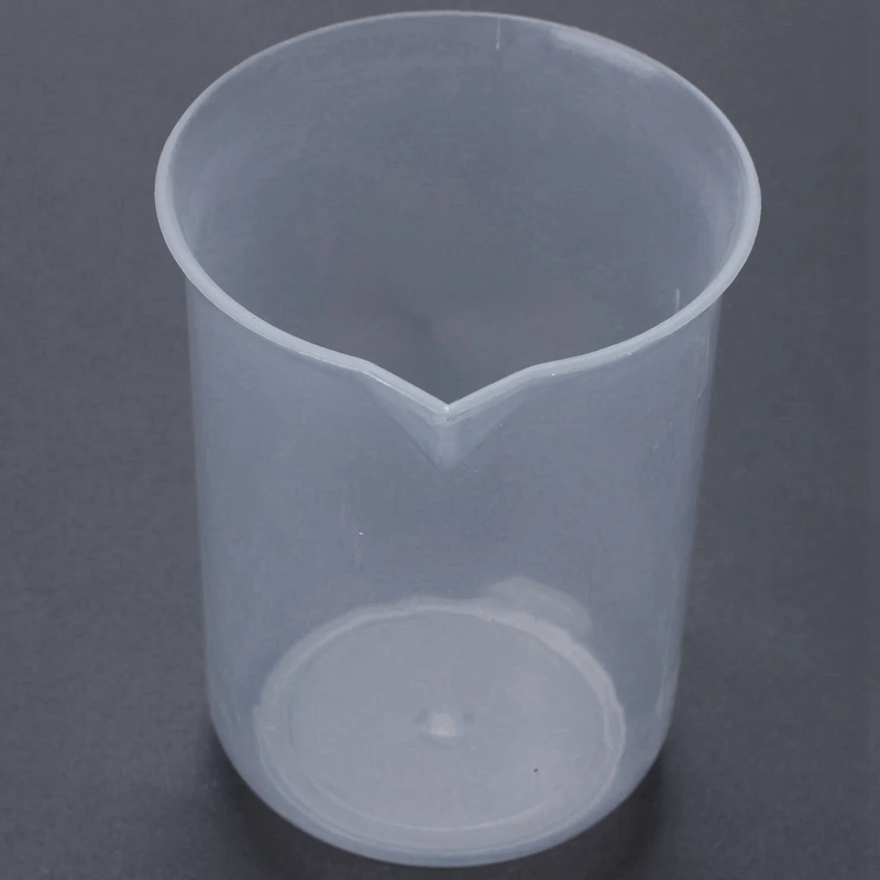 Vaso medidor de plástico transparente para laboratorio, vaso graduado de 50Ml, 4 piezas