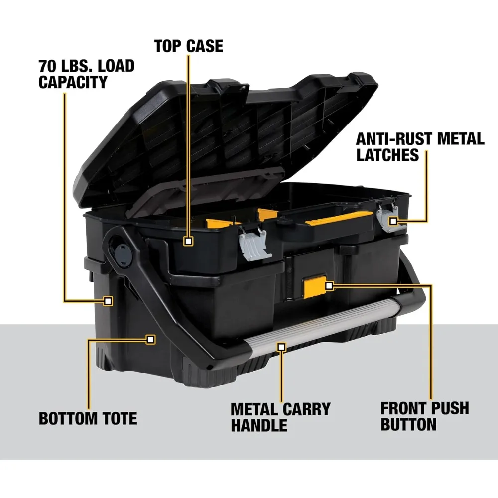 XMSJ Tool Tote with Removable Power Tool Case, 24-Inch (DWST24070)