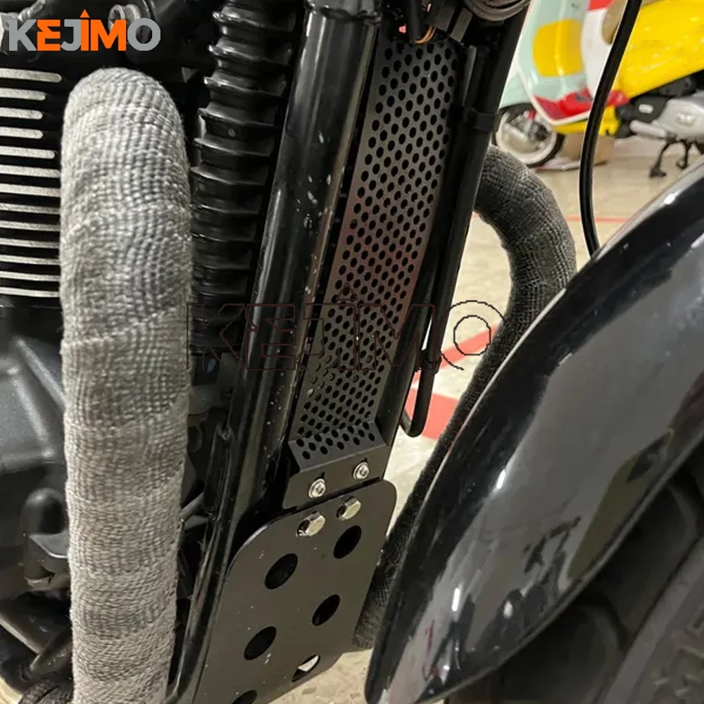 

Motorcycle Oil Cooler Radiator Guard FOR Bonneville T100 / SE Scrambler 900 Thruxton 900 2002-2016 2015 2014 2013 2012 2011 2010