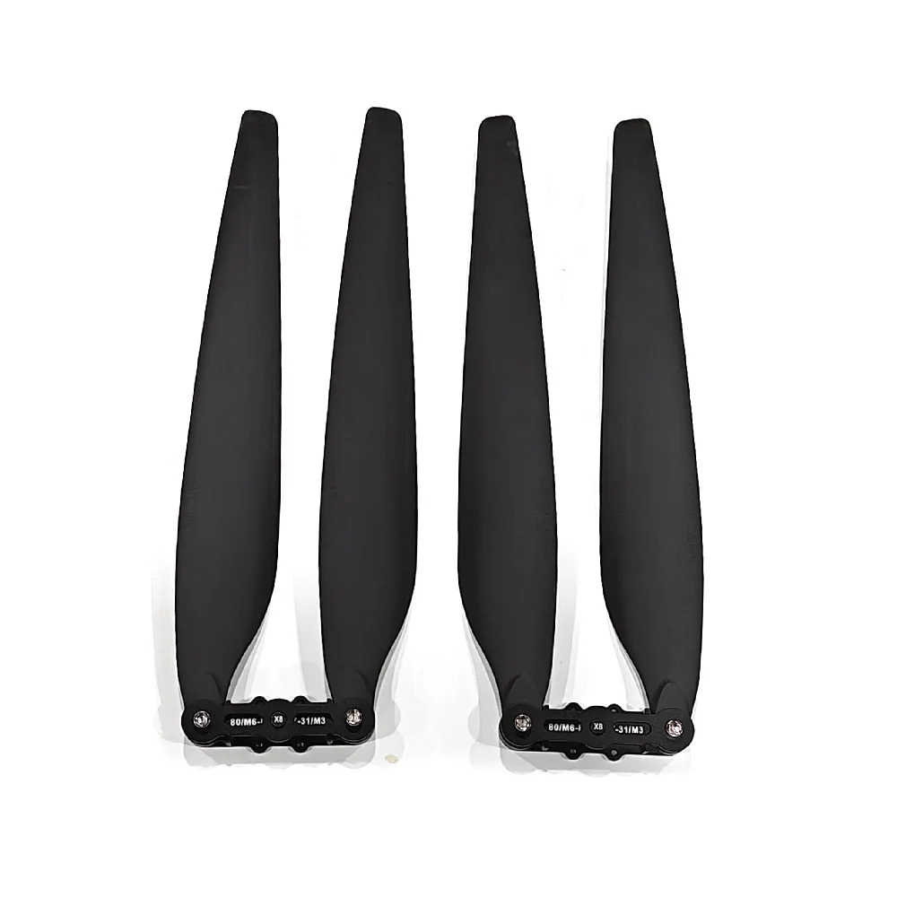 2 Pairs MAYRC 30x9 34x11 36x12 36x19 Inch Aluminum Alloy Folding Carbon Reinforced Propeller for Hobby-wing X8 X9 RC Flight