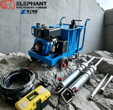 Stone Hydraulic Machine For Splitting Hydraulic Rock Splitter For Marble Rock Breaking Works