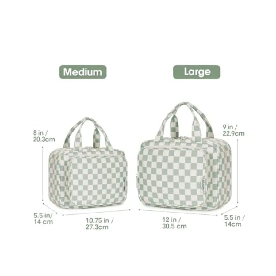 Travel Toiletry Bag for Women Large Capacity, Hanging Makeup Bag Organizer Toiletries Bag for Full Size Essentials, Accessories