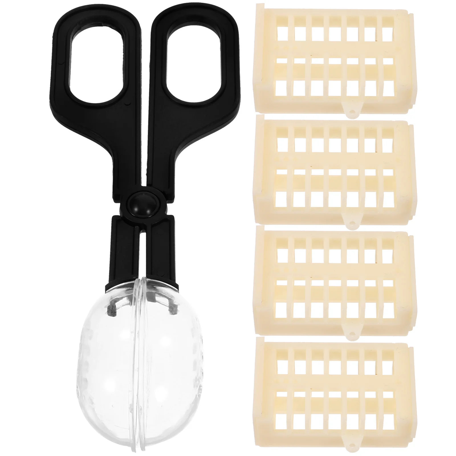 

1 set 1 Set Queen Cage For Bees Bee Catcher Clip Set Beekeeping Tools Breeding Cage Catching Cups Beekeeper Supplies Garden Use