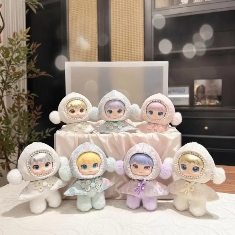 Soft Fluffy Chinese Style Cloak Vinyl Doll Pendant Exquisite Plush Hanging Decor Suitable for Girls Bag Key Chain