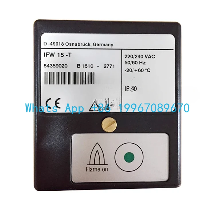 

IFW15-T 220V, IFW15-N 120V fire detection, flame controller