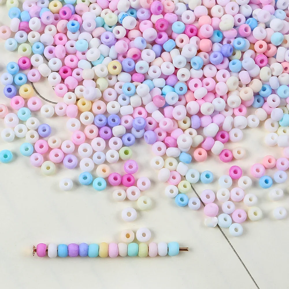 2 3 4mm Matte Solid Color Czech Glass Seed Beads DIY Bracelet Necklace Earrings for Jewelry Making Sewing Accessories