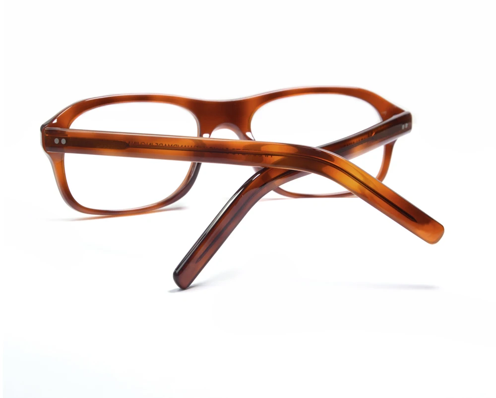 Kingmen Brillengestell für Männer Agent Eggsy Cosplay Brillenbrille Retro Rechteckige handgemachte Acetat verschreibungspflichtige Brille – Detail 19