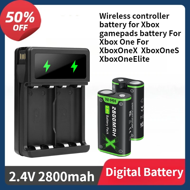 

Wireless Controller Battery for Xbox Gamepads 2800mah Battery for Xbox One for XboxOneX XboxOneS XboxOneElite