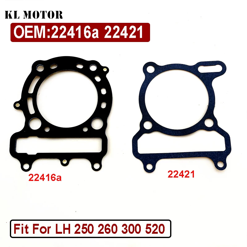 YP250-5070 LH 250 260 300 520 Gasket for Cylinder 22416a 22421 For LH YMH Fei-shen Scooter ATV