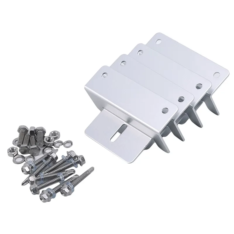 سيارة لوحة طاقة شمسية كتيفة من الألومنيوم أطقم تصاعد Z نوع دعم لوحة طاقة شمسية حامل للمنزل المتنقل RV يخت اكسسوارات السيارات