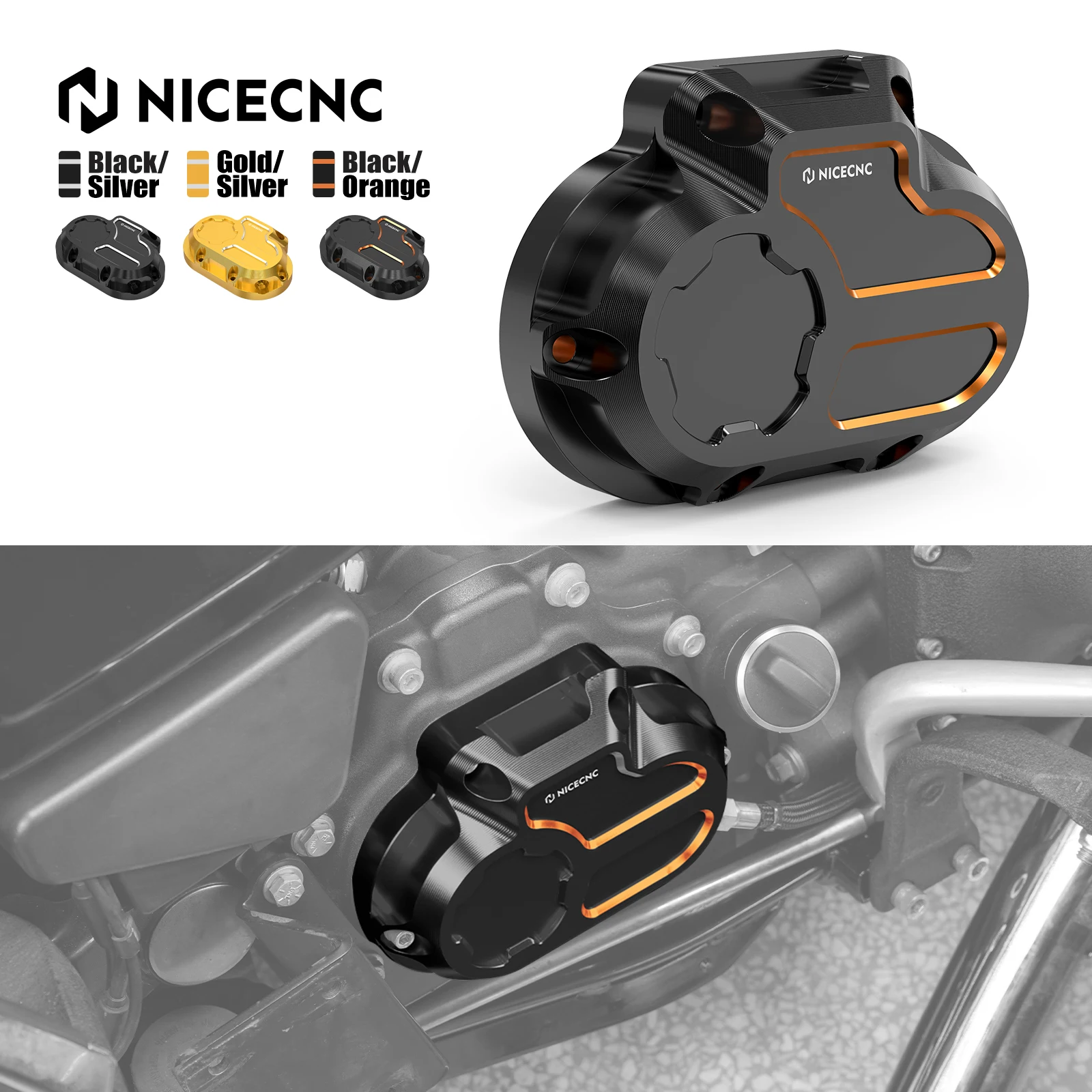 

Transmission Side Cover for Harley Dyna Street Bob FXDB Low Rider FXDL Street Glide FLHX Road King FLHR 07-2016 Road Glide FLTR