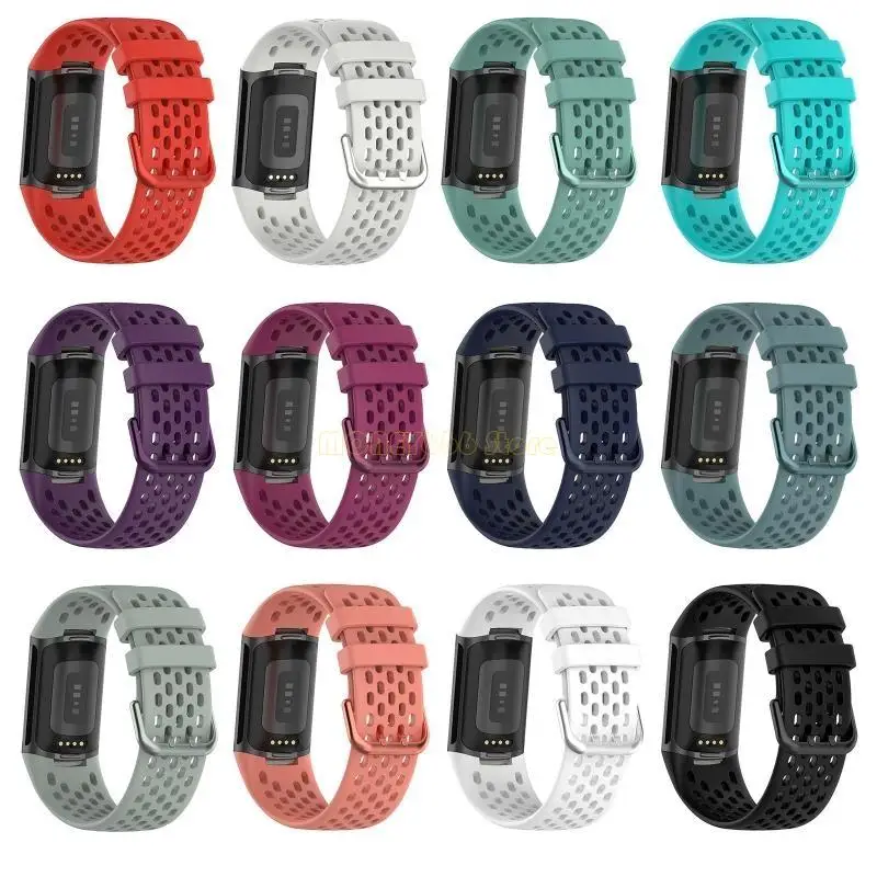 F62C Silicone Watchband Verstelbaar horlogebandriem Polsbandje voor kosten 5 smartwatch -accessoire
