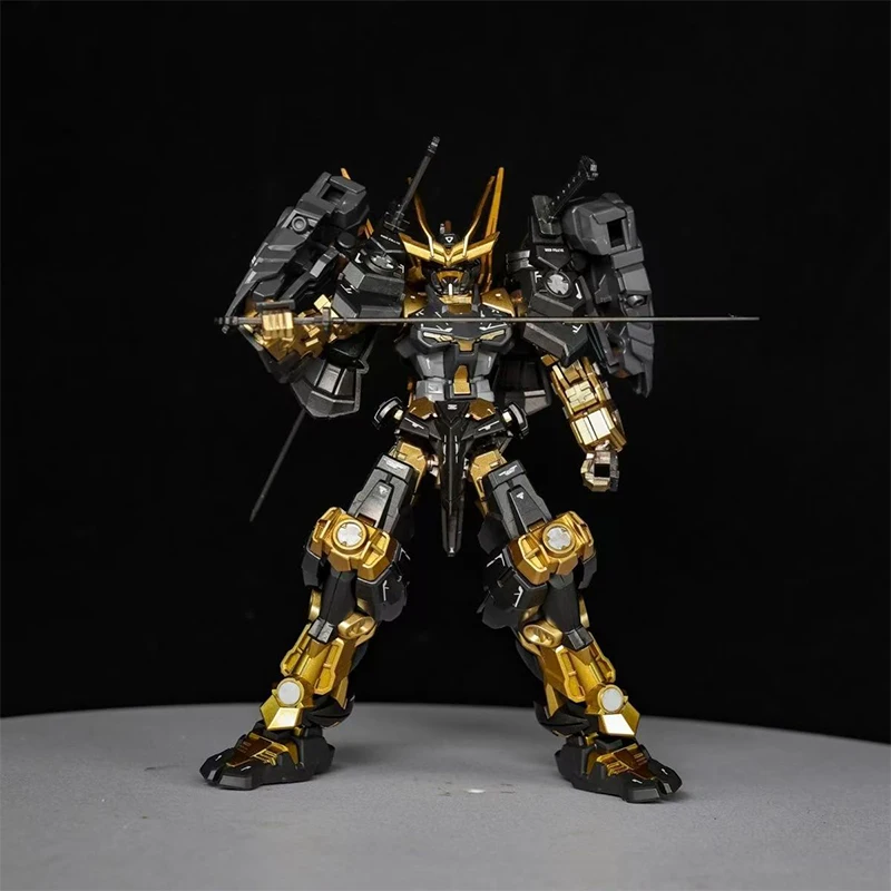 WeimeiModel Hg 1/144 Sengoku, Kit de montaje de Color negro-dorado, articulaciones móviles, colección de juguetes de regalo para niños, modelo de figura de acción