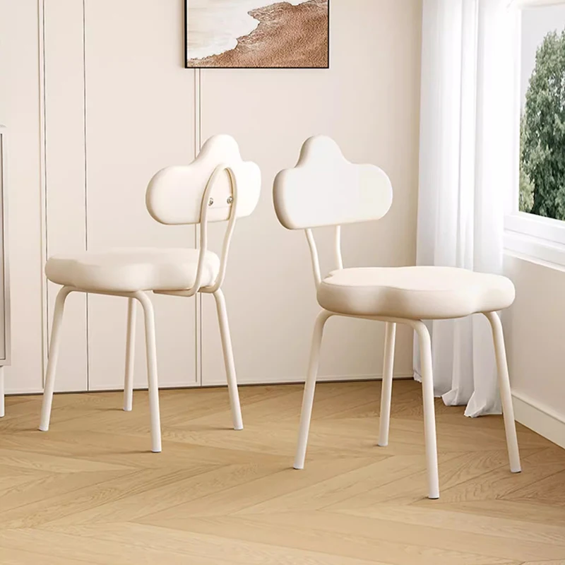 Elegant Relaxing Designed Dinning Chair Eaiting High White Nordic Dinning Chair Mobile Room Cadeiras De Jantar Home Furniture