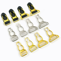 20/50Pcs 10-18mm Underwear Garter Clip Suspender Strap Bra Metal Buckle Corset Hook Sock Adjust Clasp Sewing Clothes Accessories