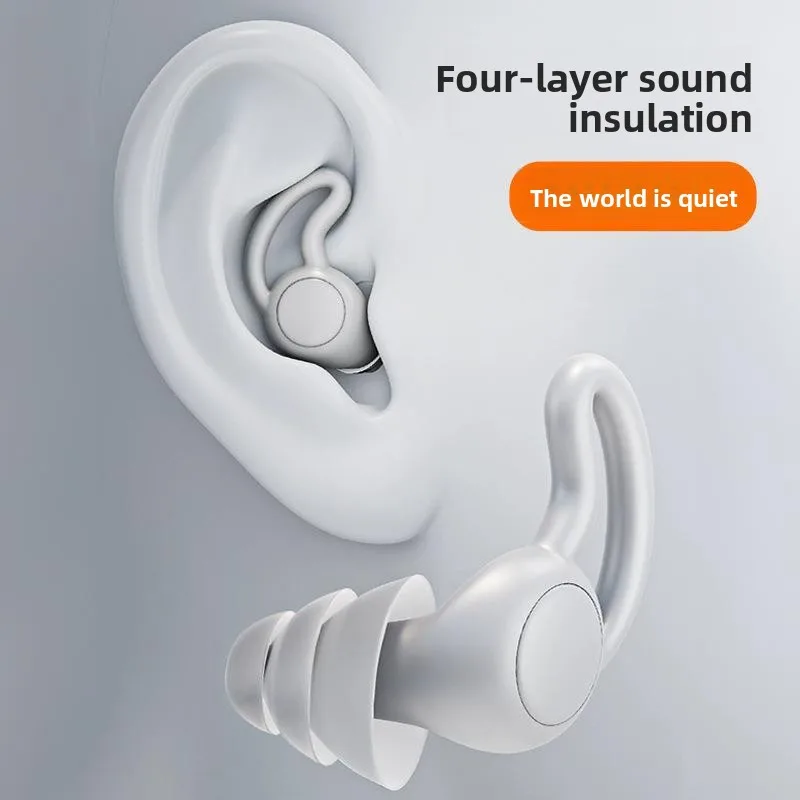 

Silicone Earplugs Noise Reduction Sleep Aid Studying Tool Super Soundproofing for Dormitory Use Comfortable Fit Ear Buds
