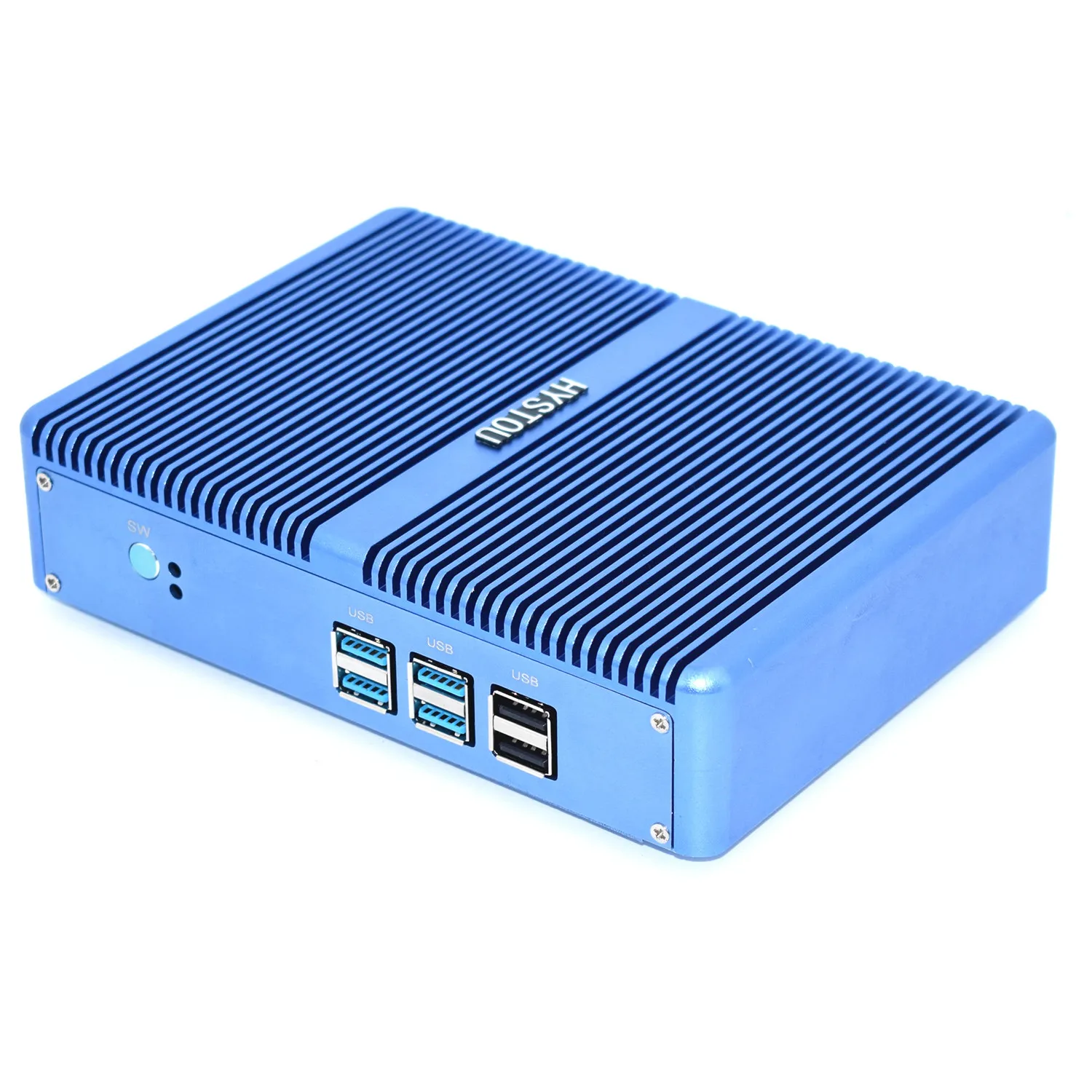 Hystou-Mini PC de jeu industriel sans ventilateur, ordinateur de bureau Windows 10 Pro, Celeron J1900, HDMI, VGA, Wi-Fi