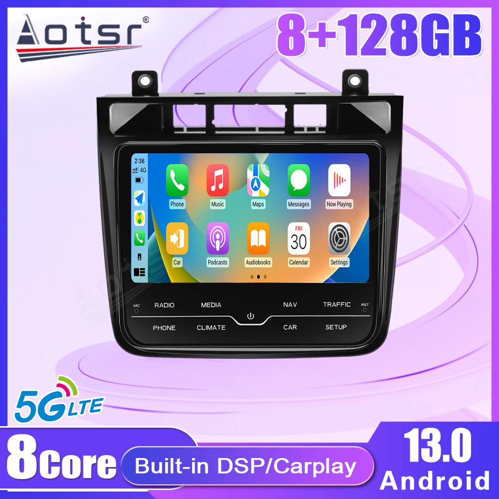 

8.4" Android 13 8+128G For Volkswagen Touareg 2011 - 2017 Car DVD Radio Multimedia Video Player Navigation GPS Carplay Autoradio