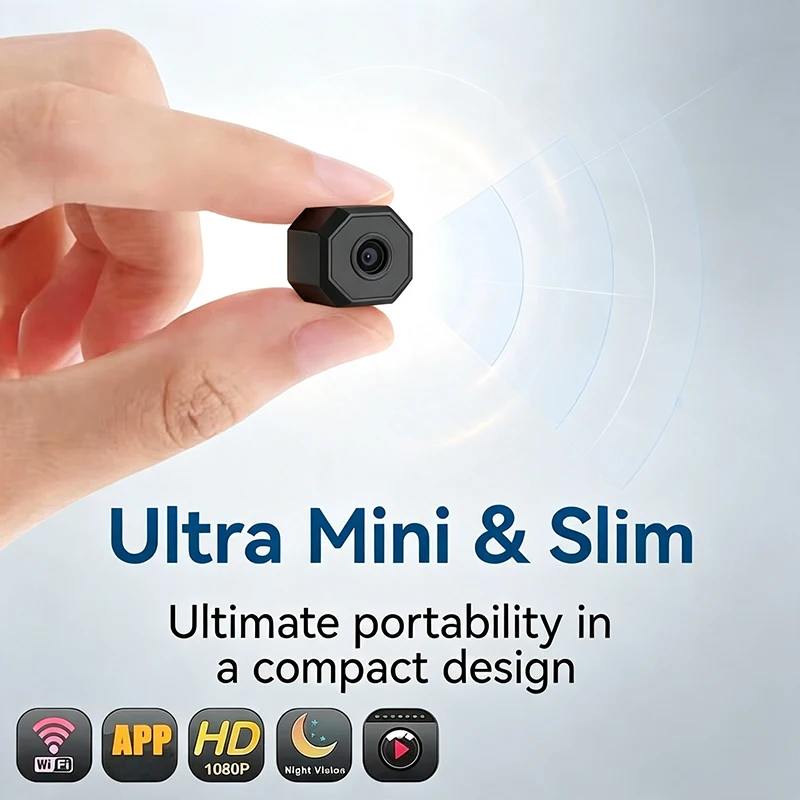 Wireless Camera 4K Surveillance Security Mini Video Cam Night Vision Motion Detect Camcorder Mini Cam Monitor Smart Home NEW