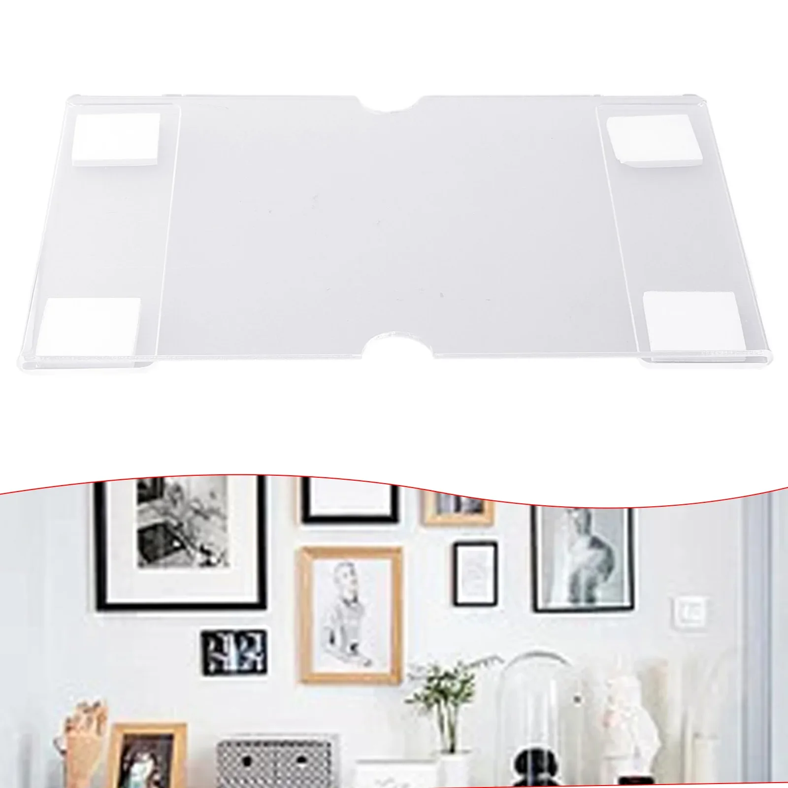 Elegant Acrylic Photo Display Stand Holder  Wall Mounted Design  Showcase Your 4x6 Inch Photos with Confidence