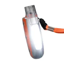 Survival Whistle Hiking 3 Modes Outdoor Sports Running Warning Whistle Light Survival Whistle Keychain For Camping Type-C
