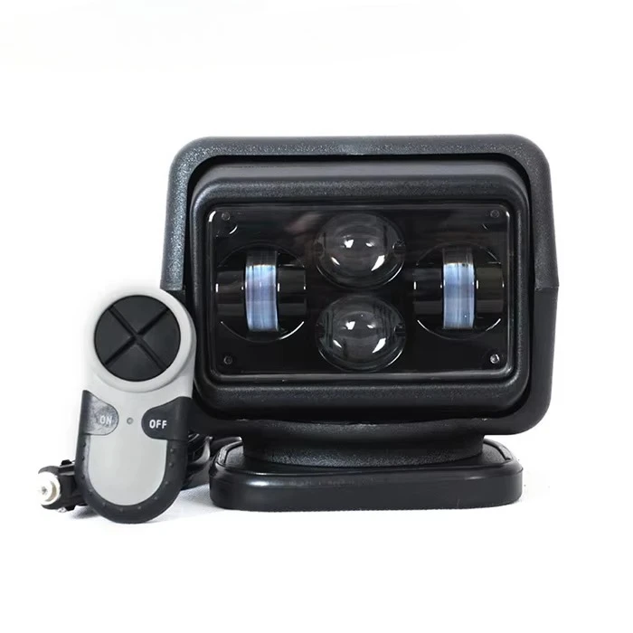 

LED Remote Searchlight 60W Marine Ceiling Spotlight Yacht Rotating Search Light Refit Spotlight
