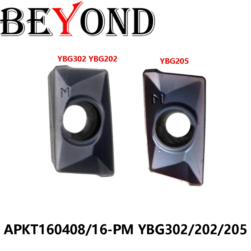 

100% Original APKT160408-PM APKT160416-PM YBG302 YBG202 YBG205 Cutter Turning Tools CNC APKT APKT160408 PM Carbide Inserts Blade