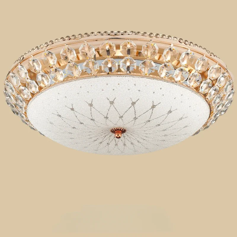 

European style LED crystal ceiling light, modern minimalist living room, dining room bedroom creative ceiling light