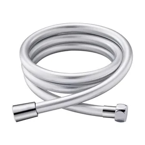2m/1.5m/1.0m super soft silicone shower hose anti-twist gun metal bathroom pipe long water pipe high quality pvc pipe