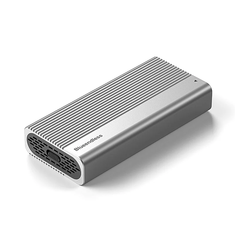 BLUEENDLESS External Hard Drive Case M. 2 Nvme SSD Enclosure USB 4.0 40Gbps For Thunderbolt 4/3 USB 3.2/3.1/3.0 ASM2464 For PC