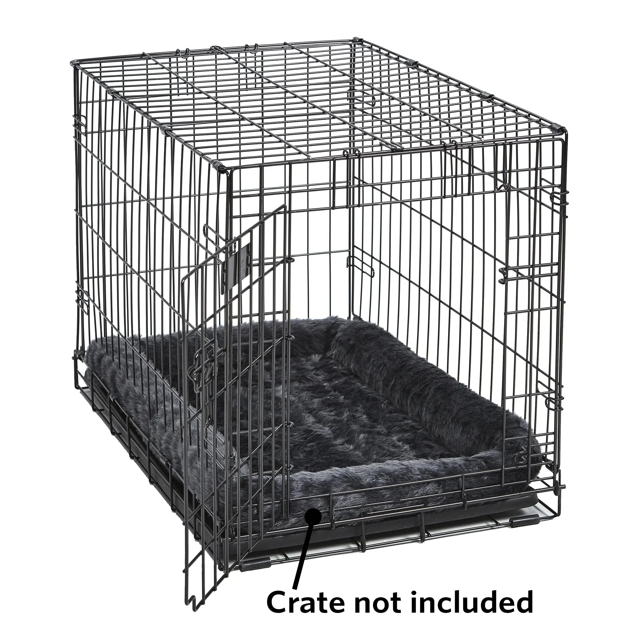 

Midwest Homes for Pets Quiet Time Dog Bed, Small, Gray 22"
