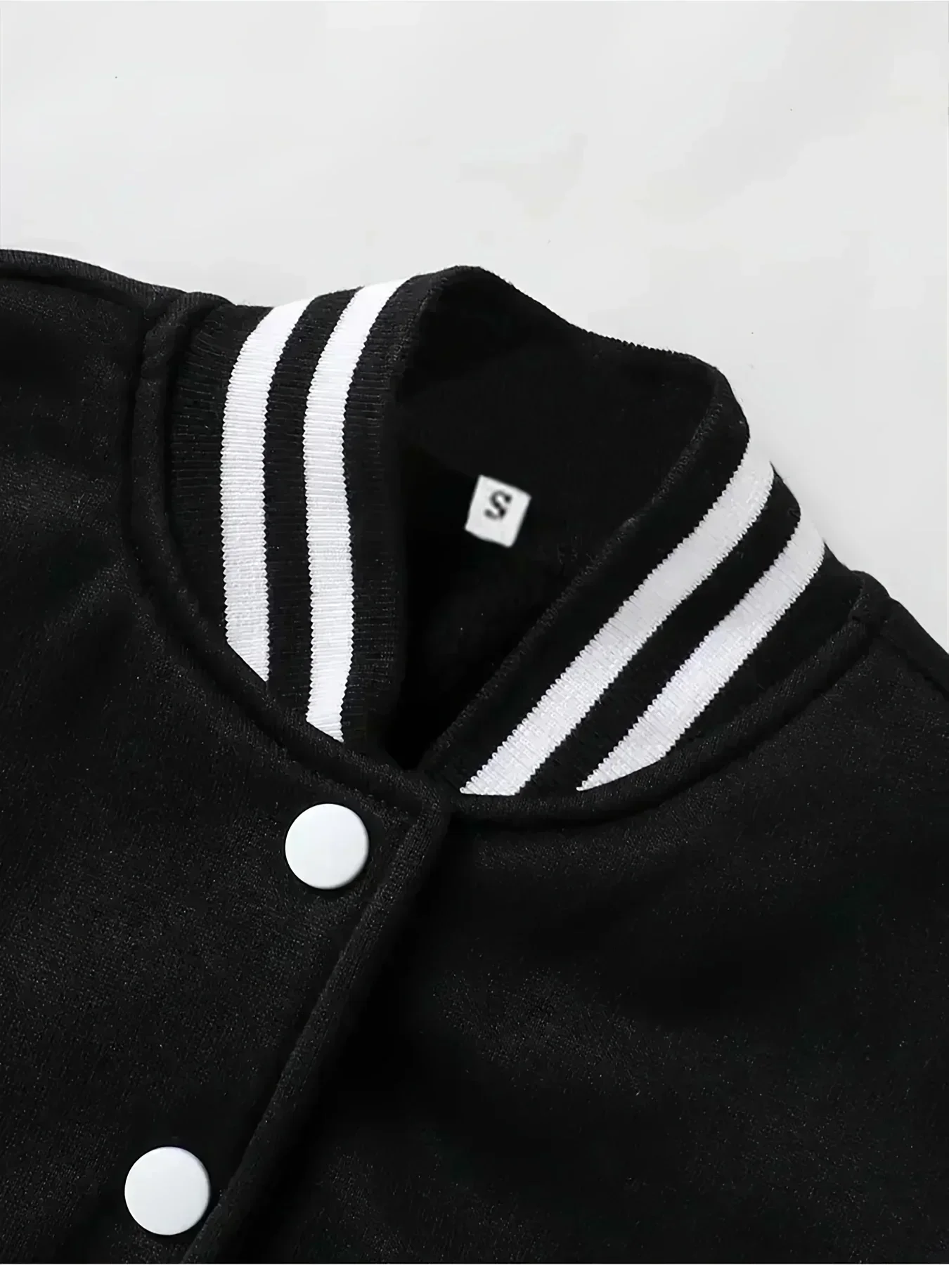 Wings cross Gothic font print unisex baseball jacket with pockets in front for autumn and winter