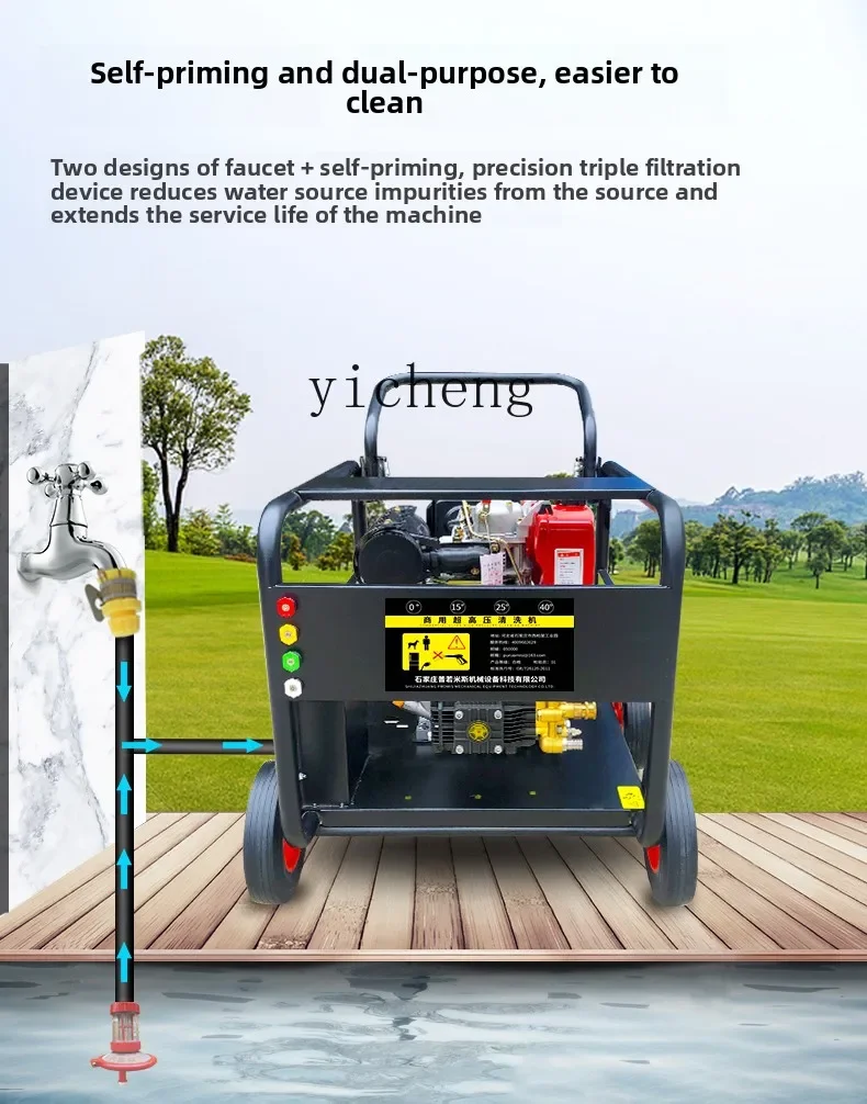 cc26 ultra-high pressure car washing machine commercial cleaning machine high power powerful car washing water gun pump