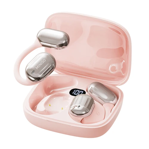 MINISO MS162 auriculares inalámbricos 5,4 auriculares deportivos con micrófono Control de botón reducción de ruido ganchos para las orejas cabeza impermeable