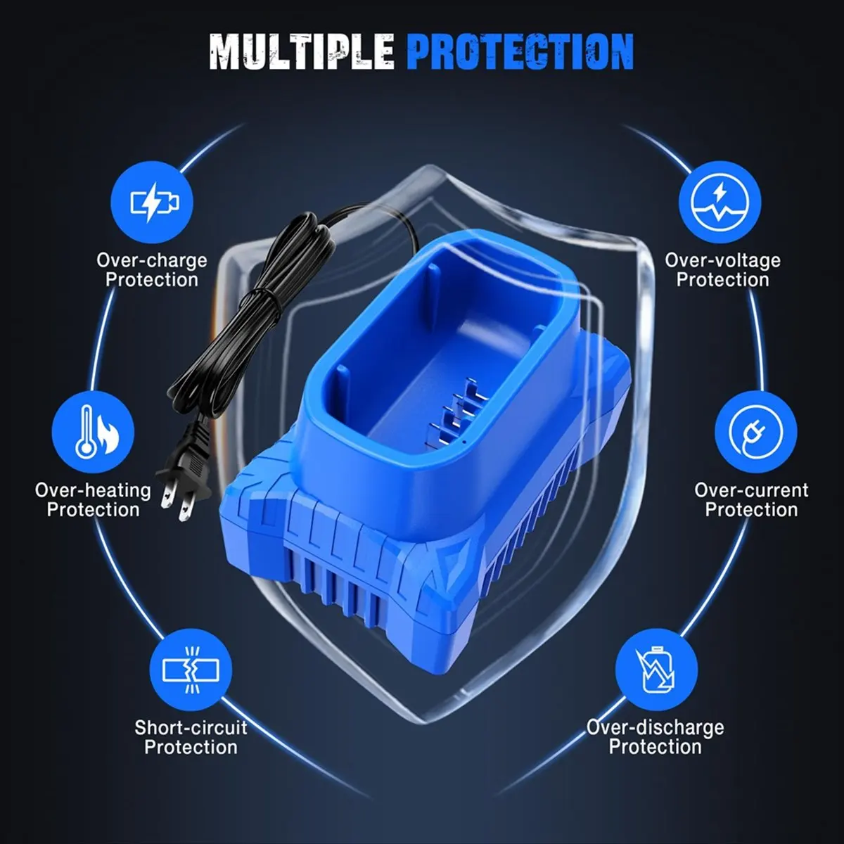 Mini 2A Battery Charger for Kobalt 40V Max Battery KB440-03 KB2540C-06 KB640-03 KB240-06 KB640-06 KB