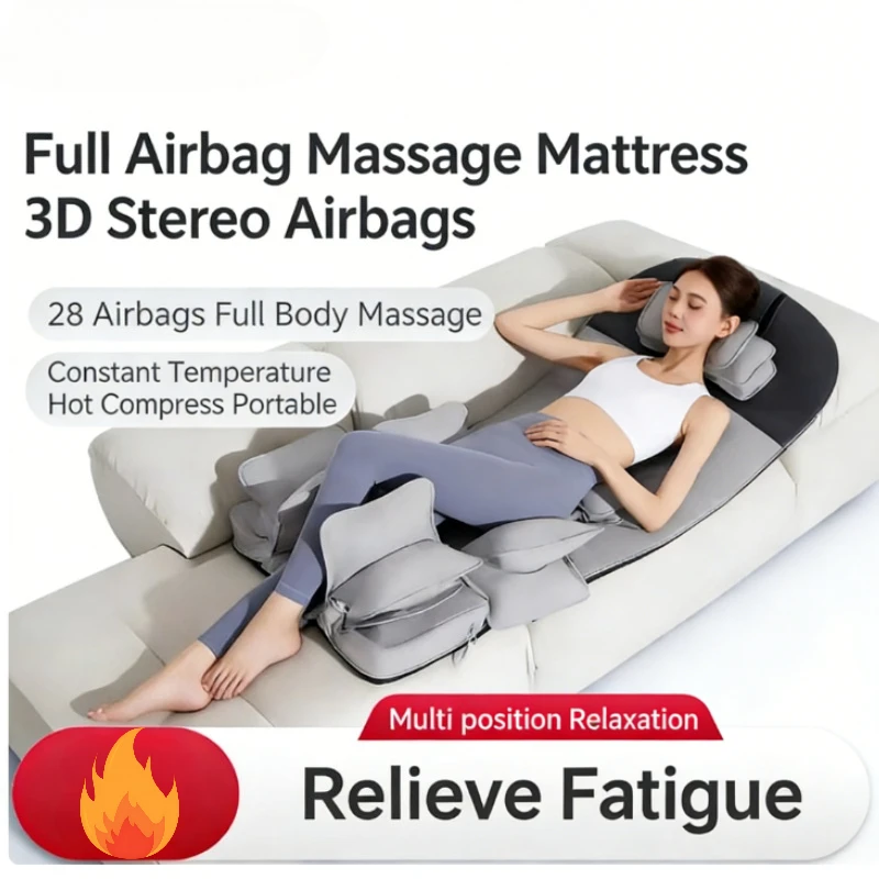 Air Wave Massager Whole Body Muscle Relaxation Massage Relieves Soreness Cervical Spine Waist Legs Multifunctional