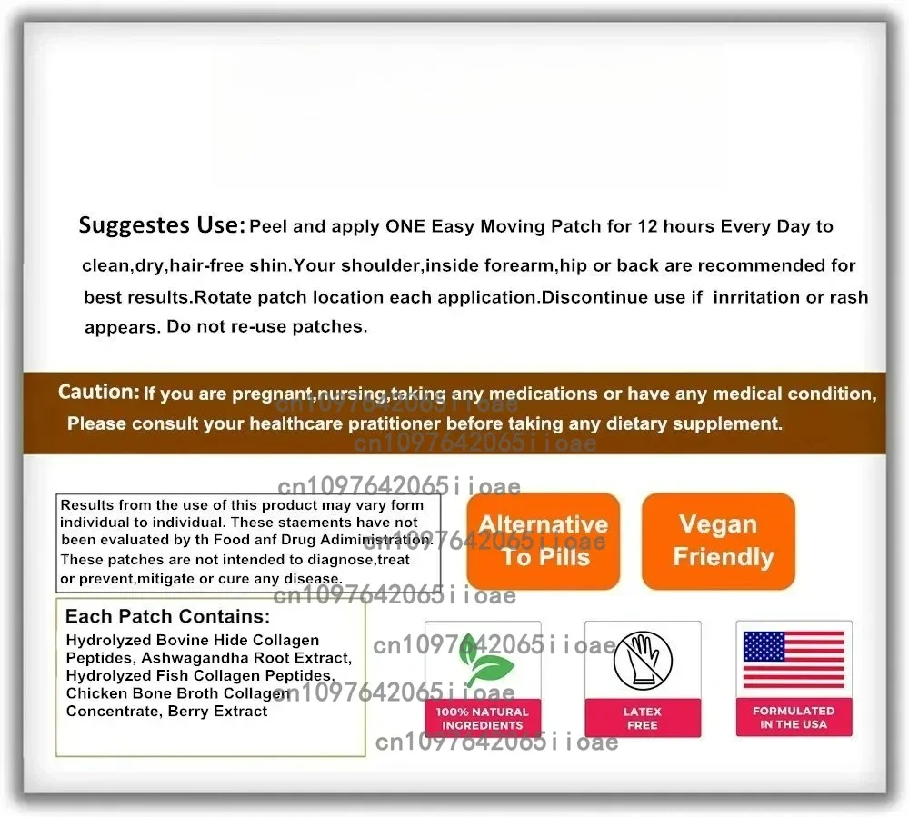 30 patchs Patchs transdérmiques en zinc Support immunitaire