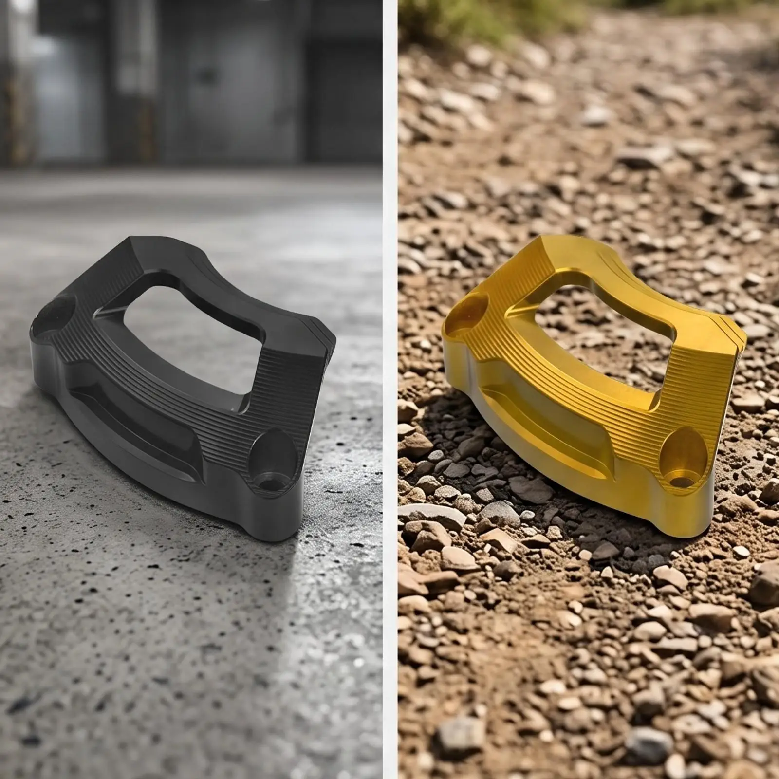 CNC-Machined Left Side Engine Cover | Precision-Milled Ribbed Surface Aluminum Alloy Body, Engine Cover with fasteners