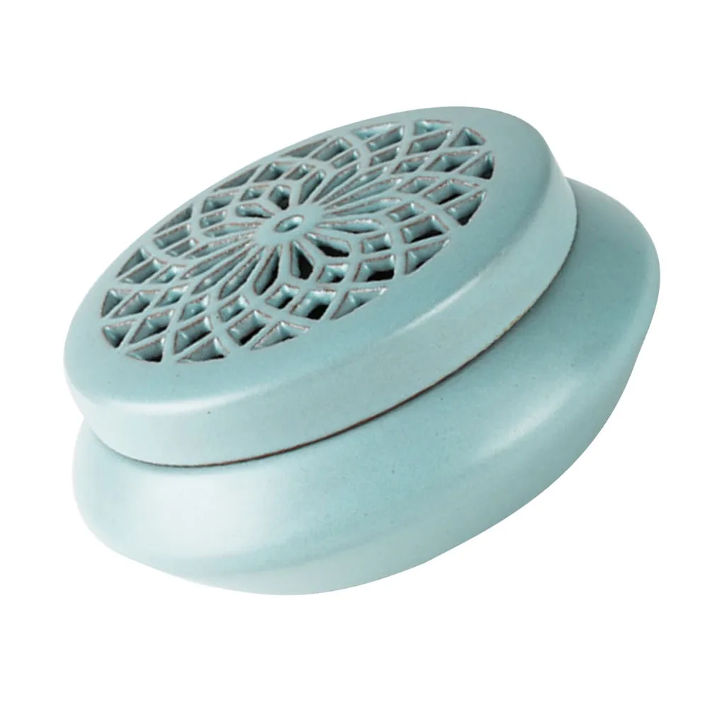 

1Pcs Ceramic Aroma Burner Incense Holder Censer for Home Study Meditation Yoga Relaxation Decoration Aroma Burner