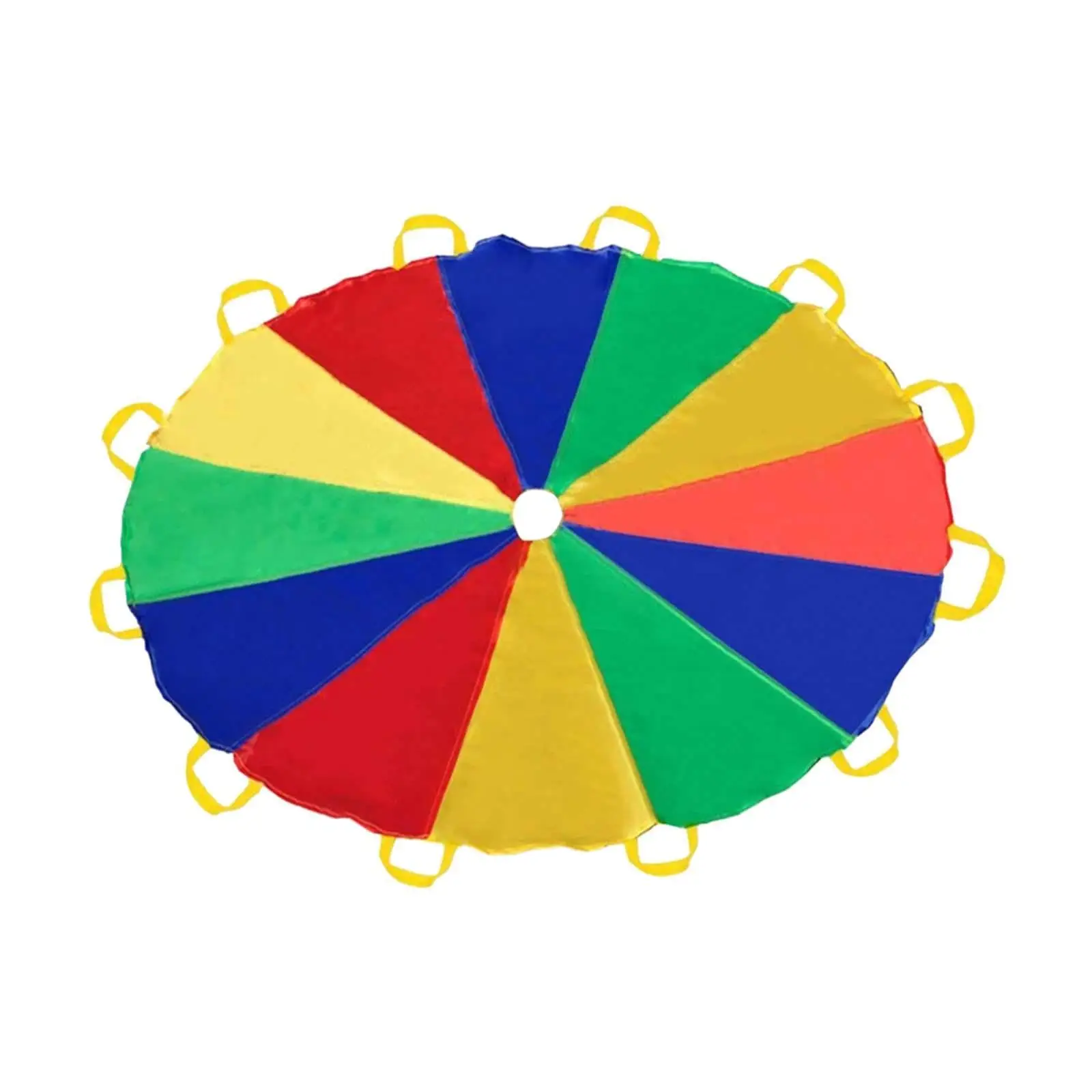 Play Parachute Reusable Foldable Hand Eye Coordination Lightweight Cooperative Games for Kids Courtyards Parks Home Family