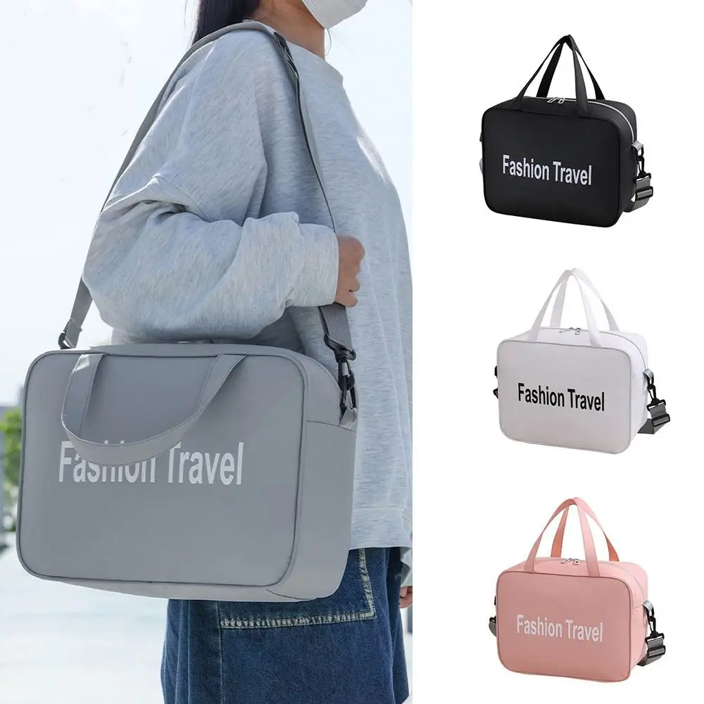 

Fashion 600D Film Travel Handbag Waterproof Single Shoulder Duffel Bag Lightweight Large-capacity Shoulder Luggage Bag Women