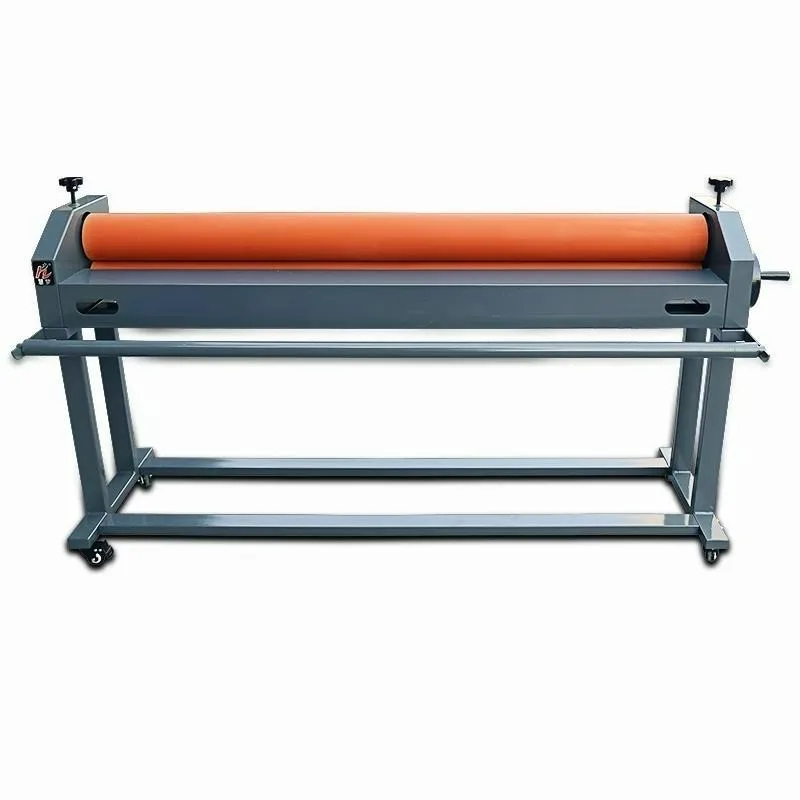 Upgraded Heavy-duty 1.6-meter Manual Cold Press Laminating Machine Suitable for Advertising Printing KT Boards and PVC Sheets